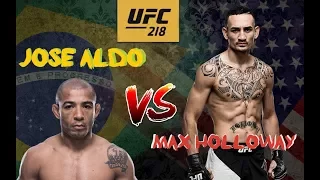 Max Holloway vs Jose Aldo 2|UFC 218|FULL HD|Лучшие моменты боя👊