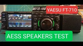YAESU FT-710 , AESS Speaker Demonstration - Test - Is it Needed ????