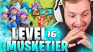 🤣😨MEIN BESTES Clash Royale VIDEO! | Level 16 Musketiere SPIEGEL ist mega EHRENLOS!