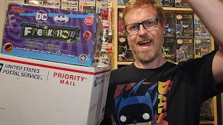 Batman Freakshow box, a box of Batman and showing my Batman collection!!