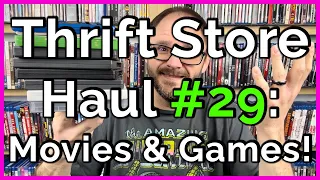 Thrift Store Haul #29 | Blu-rays, DVDs, & Video Games for $0.50 Each!