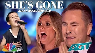 AGT 2024 | A very extraordinary voice in the world | Makes Simon Cowell cry with the song She's Gone