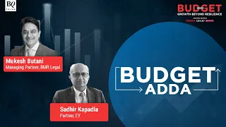 BMR Legal's Mukesh Butani & Sudhir Kapadia Of EY On Budget 2023 | BQ Prime