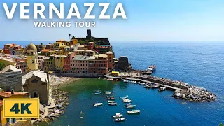 ITALY - CINQUE TERRE, VERNAZZA WALKING TOUR 2022 [4K]