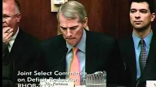 Senator Portman Delivers Opening Statement on Joint-Select Committee on Deficit Reduction