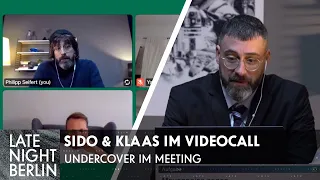 Sido & Klaas hacken Videocall - Undercover im Meeting | Late Night Berlin | ProSieben