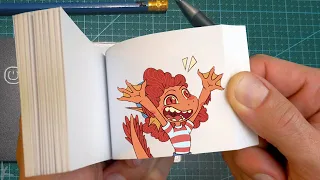 What if Giulia was a sea monster? Luca movie Flipbook Animation