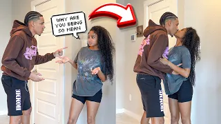 KISSING MY GIRLFRIEND IN THE MIDDLE OF AN ARGUMENT!!