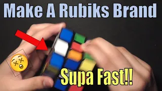 How To Make Your Normal Rubik's Brand Cube Faster !