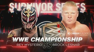 FULL MATCH Rey Mysterio vs. Brock Lesnar - Survivor Series 2019 WWE Championship WWE 2K20