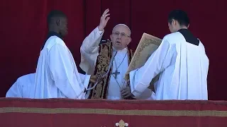 Christmas Urbi et Orbi Blessing by Pope Francis 2018 HD