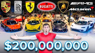 I spent $20M in 30 mins at the WORLD'S MOST INSANE car dealer!