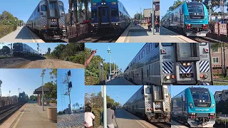 Railfanning at Carlsbad Village on 4/20/24 with SO MANY AMTRAK HORNSHOWS WITH THE BEST CABCARS!