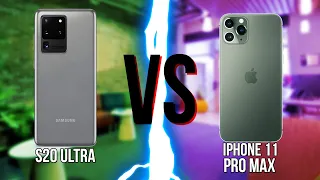 Samsung Galaxy S20 Ultra ПРОТИВ iPhone 11 Pro Max!