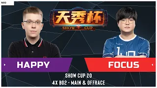 WC3 - Show Cup #20 - [UD / RDM] Happy vs. FoCuS [ORC/NE]