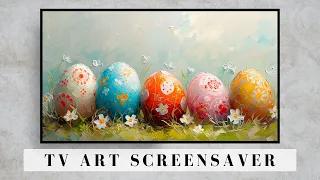Vintage Easter Egg Paintings | Turn Your TV Into Art | Slideshow For TV | 2 Hr No Sound Screensaver