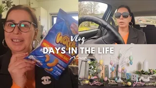 DAYS IN THE LIFE. CAR CHAT, ALDI GROCERY HAUL & DECORATING FOR EASTER 🐣