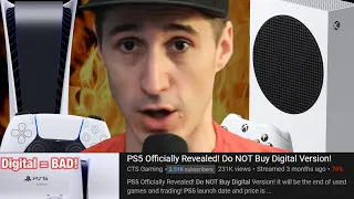 PS5 Digital and Xbox Series S are "Bad for Gaming" | "Do NOT Buy Digital PS5 and Xbox Games!"