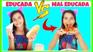 Novelinha TIPOS DE CRIANÇA EDUCADA VS MAL EDUCADA #1 | NICOLE DUMER