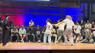 BELGIUM WITH ATTITUDE VS FROM DOWN TOWN | TOP 8 UNDISPUTED MASTERS CREW BATTLE 6 vs 6 | IBE 2023