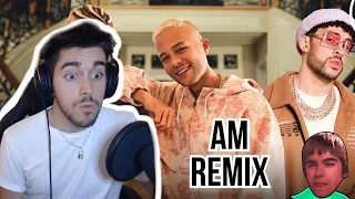 REACCIÓN A | NIO GARCIA, J BALVIN, BAD BUNNY - AM REMIX (OFFICIAL VIDEO)