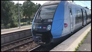 Busy Evening France Trains at Pantin 19/08/23