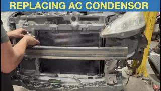 Peugeot 207 Air con condensor replacement
