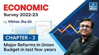 Major Reforms in Union Budget in Last Few Years | Indian Economic Survey 2023-2024 | UPSC