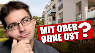 Wohnung vermieten mit oder ohne Umsatzsteuer?