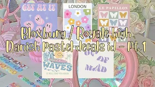 ROBLOX - 🍡 Danish Pastel Decals id - pt 1 🍡