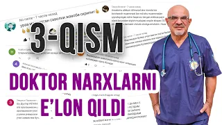 #249 DOKTOR NARXLARNI E'LON QILDI