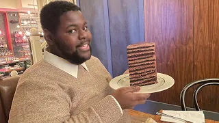 NYC Food Vlog | Maison Pickle 24 Layer Chocolate Cake