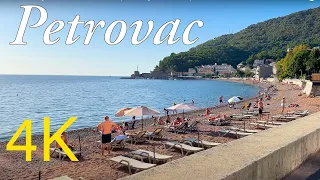 Petrovac Montenegro 🇲🇪 October Walk ☀️ 2023 4K 60fps Walking Tour - with Captions