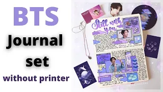 DIY Homemade BTS Journal set ( without printer ) / BTS DIY / Save your money by doing this at home