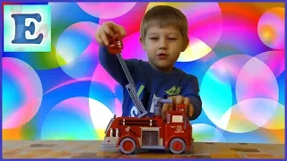 Видео для детей 🚒ПОЖАРНАЯ МАШИНКА пускает мыльные пузыри ! Video for kids FIRE truck toy