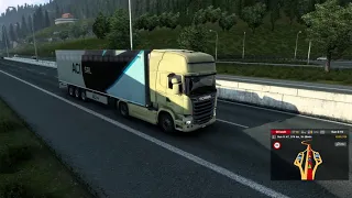 SCANIA Streamline Truck driving gameplay | ETS 2 | Logitech g29 gameplay