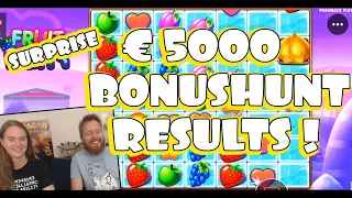 Results €5000 surprise Bonushunt! [14-09-2020]