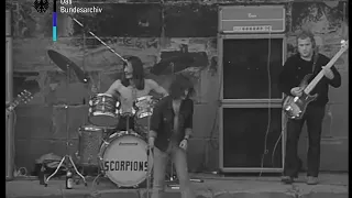 Scorpions - Very rare footage 1971 09 21 Summer - Leine River Festival