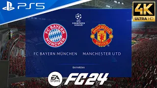 FC 24 | Bayern München vs Manchester United | Champions League 2023/24 - Full Match | PS5™ [4K HDR]