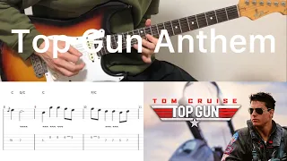 Top Gun Anthem (guitar cover with tabs & chords)