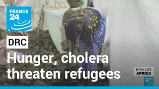 DRC refugees flee M23 conflict: Hunger and cholera threaten displaced people in camps • FRANCE 24