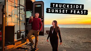 Feasting by the Sunset | Truck Camping Adventures on the California Coast