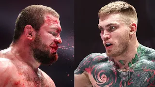 Huge fighters flooded the cage with blood! "King of the North" vs. "Mastiff"!