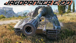 Jagdpanzer E 100, ЗАЧЁТНЫЙ БОЙ НА УТЁСЕ