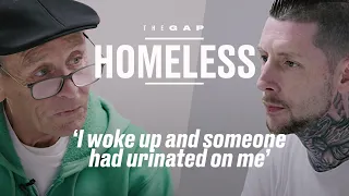 Old Homeless Meets Young Homeless | The Gap | LADbible