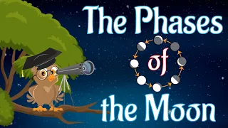 The Phases of the Moon | Lunar Phases | Astronomy for Kids