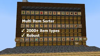 Multi Item Sorter (modular) - Sorts more than 2000 item types