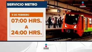 Horario de servicio del Metro será de día festivo | Noticias con Francisco Zea