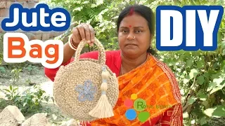 DIY easy to make HAND BAG with Jute Rope|Jute Craft Idea| #Jute Bag DIY,#Hand Bag