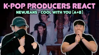 Musicians react & review ♡ NewJeans - Cool With You (MV side A & B)